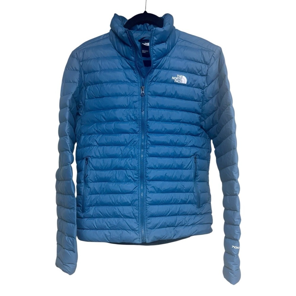 The North Face Stretch Down Puffer Jacket‎ 700 Fill Blue Men's Size Small